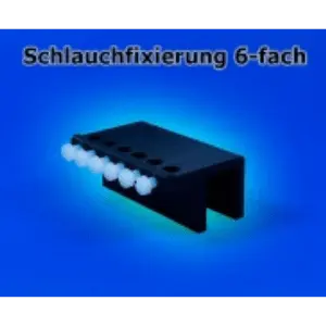 Aquaconnect Schlauchfixierung 6 fach, Glaskante