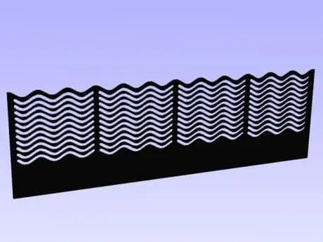 Aquaconnect Überlaufkamm Länge 320 mm