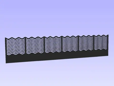 Aquaconnect Überlaufkamm Länge 480 mm
