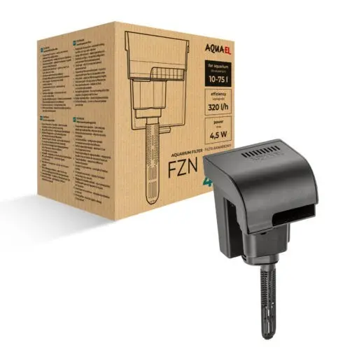 Aquael FZN PRO / Versa PRO 400 bis 75L Aquarium Filter 320 l/h Anhängefilter