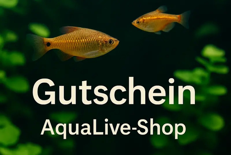 AquaLive-Shop Gutschein 10–200 € – Aquaristik-Geschenkgutschein