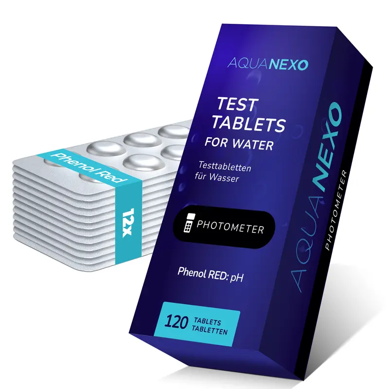 Aquanexo Phenol Red Tabletten – pH-Reagenz für PoolLab & Photometer