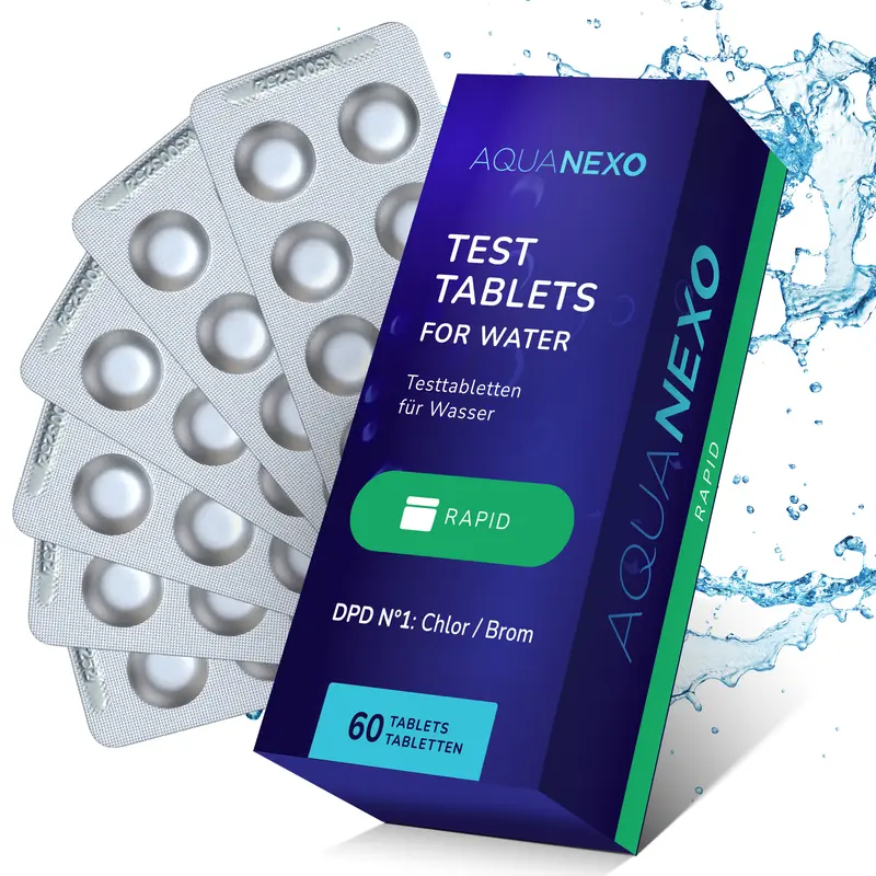 Aquanexo Rapid-Testtabletten DPD1 – freies Chlor für Schütteltester