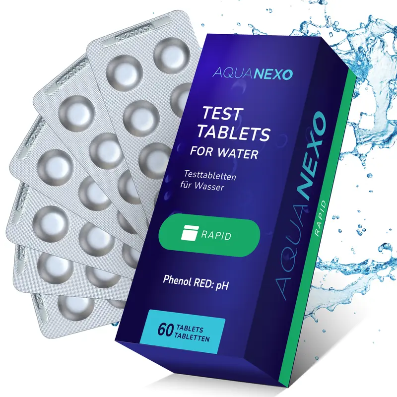 Aquanexo Rapid-Testtabletten Phenol Red – pH-Wert für Schütteltester