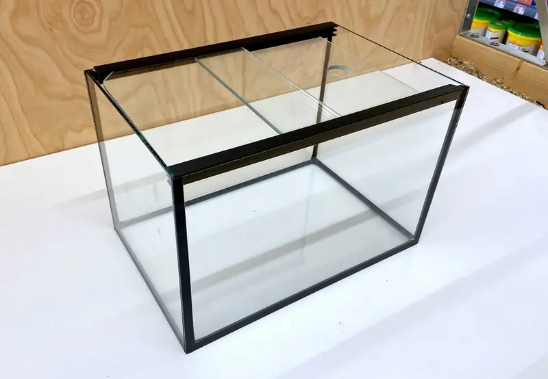 AQUARIUM 30x20x20cm (12l) mit Schiebeabdeckung