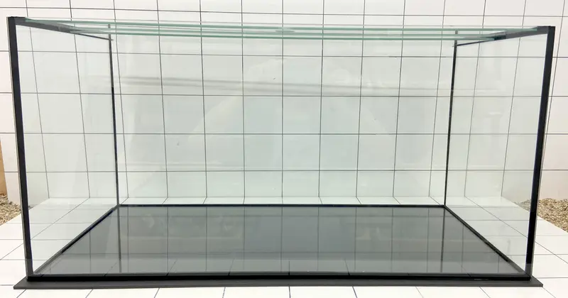 AQUARIUM 80x40x40cm -S- "basic line" (128l) mit Schiebeabdeckung