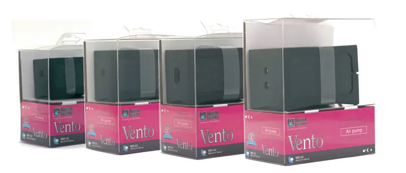 Aquarium Systems Membranpumpe Vento-3 2 x 180l/h 3,5W leise<30dB Luftpumpe