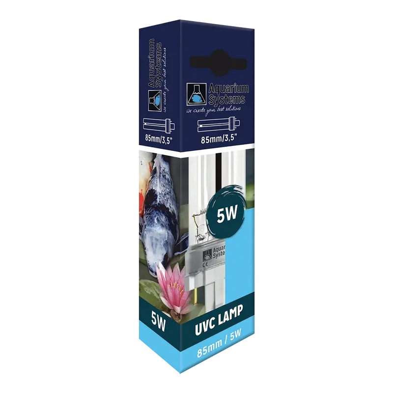 Aquarium Systems Ultra Clear UV-C Lampe G23 – für Aquarium, Teich & Wasserklärung