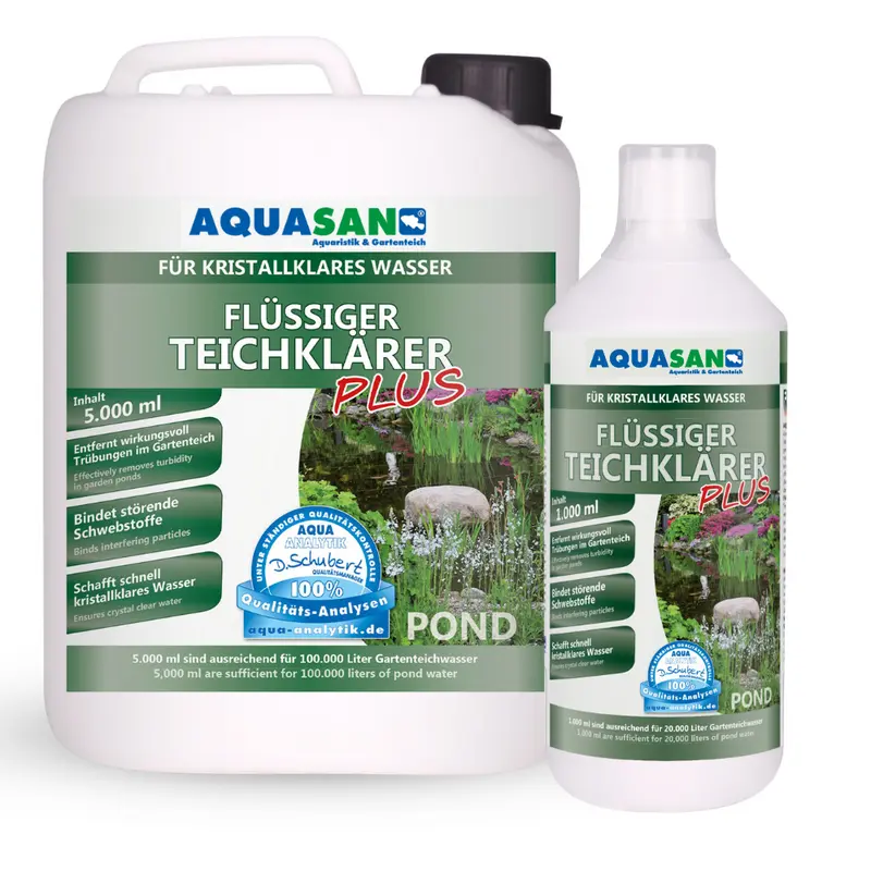 AQUASAN Flüssiger Teichklärer PLUS