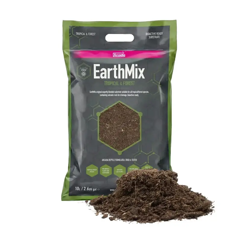 Arcadia EarthPro EarthMix Substrat Spinnen 10 Liter Bodengrund Terrarium Reptil
