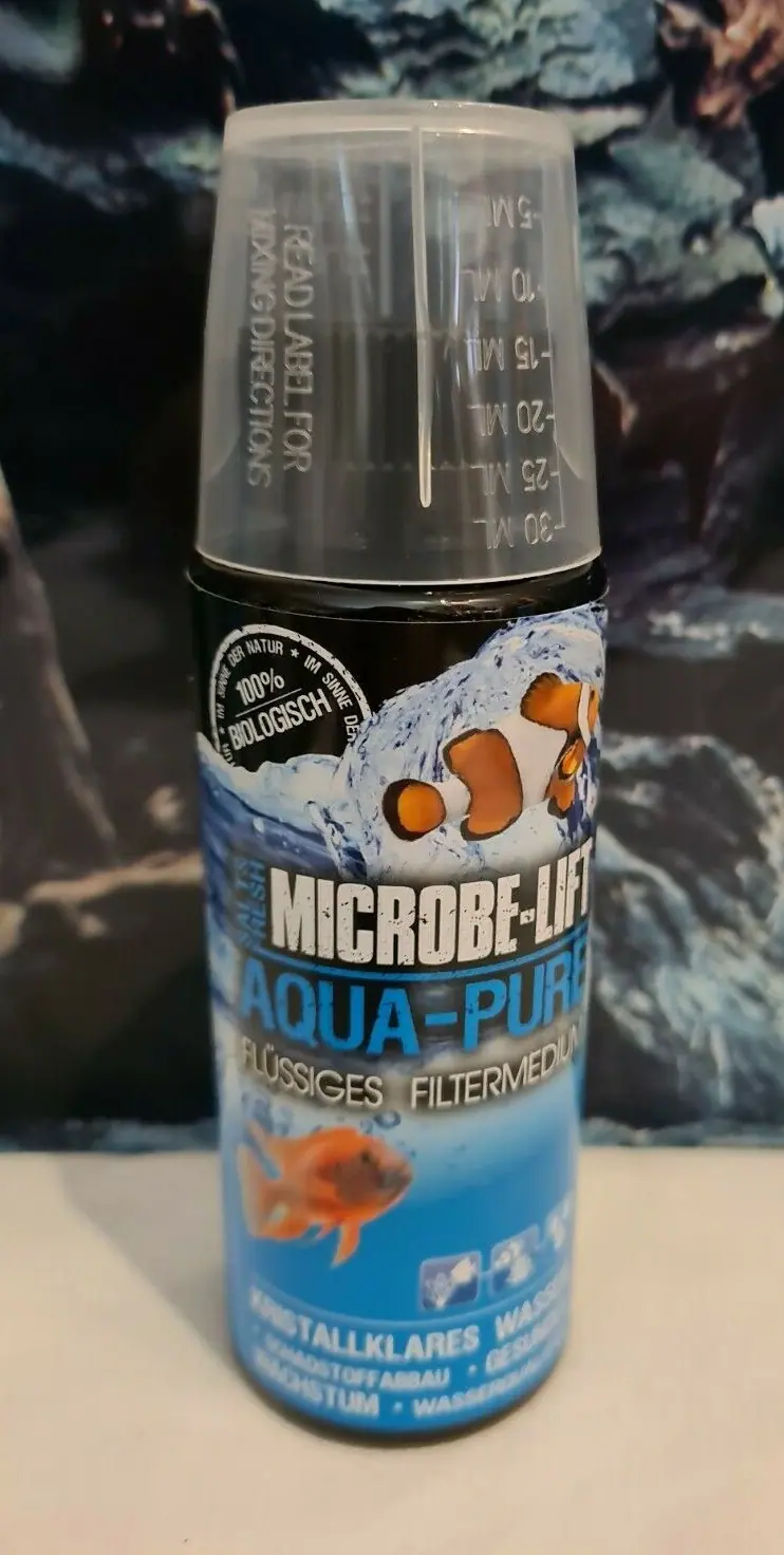 ARKA Microbe-Lift Aqua-Pure Flüssiges Filtermedium 118ml - kristallklares Wasser