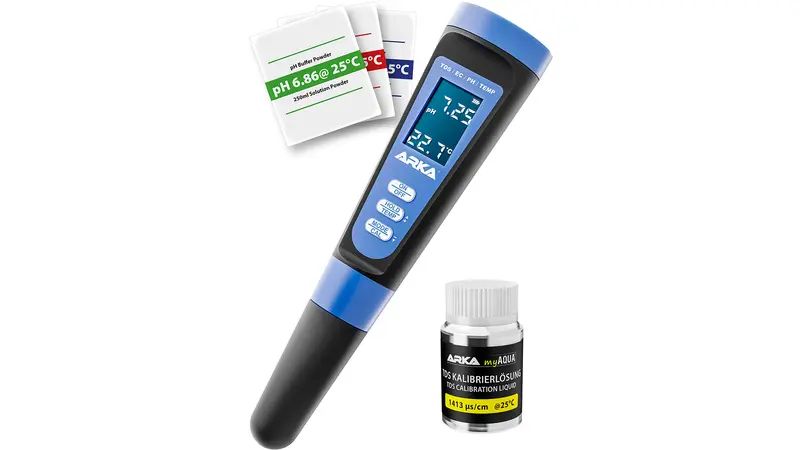 ARKA myAQUA® pH/TDS/EC-Messgerät inkl. Thermometer