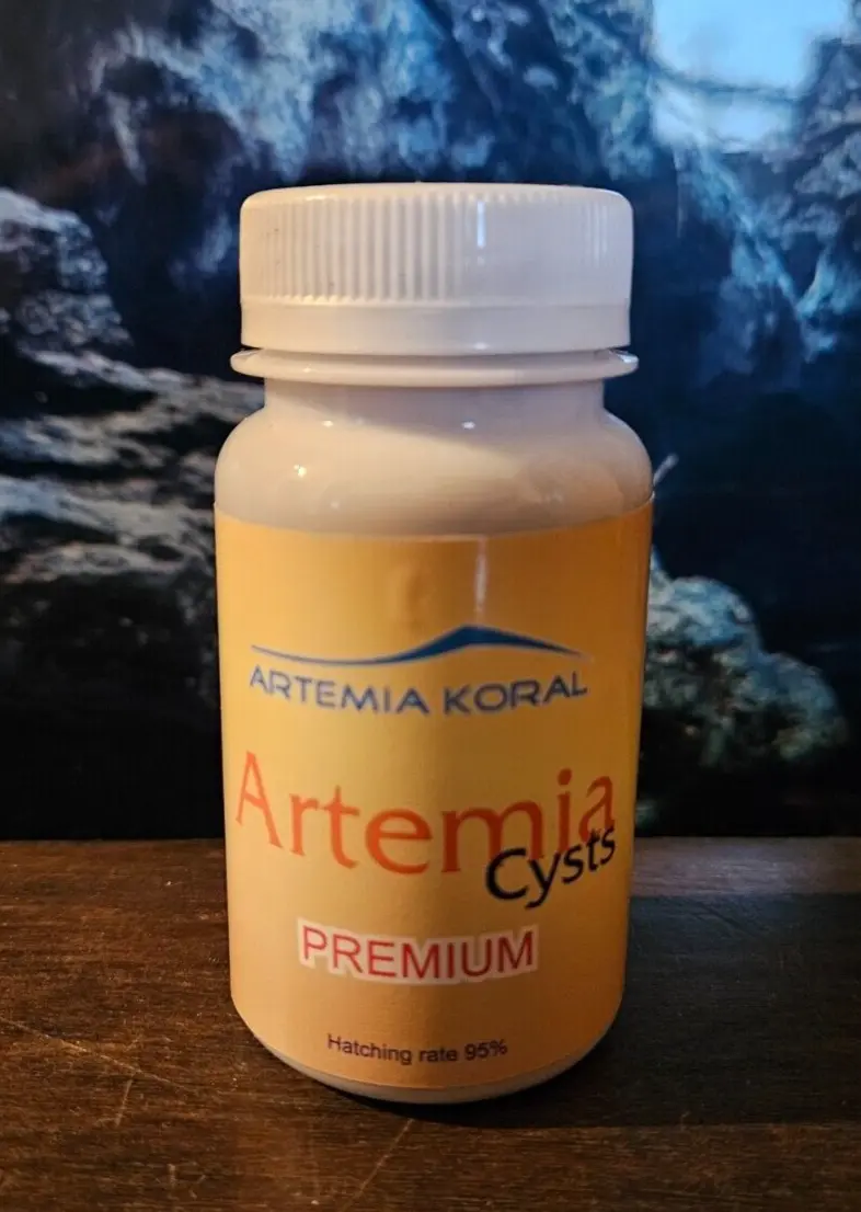 Artemia Koral - Artemia Eier Premium 95% Schlupf - 50g Dose Aquarium