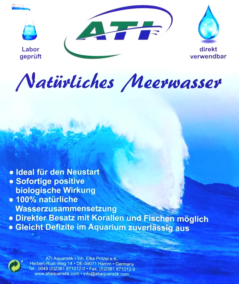 ATI Natürliches Meerwasser 20L