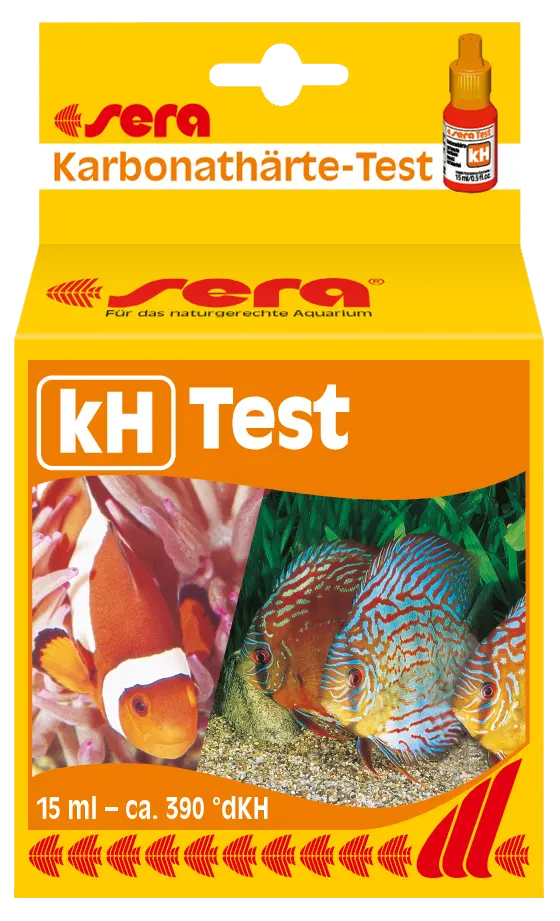 B-Ware Sera kH Test - Karbonathärte-Test 15ml - für ca. 390 °dKH Wassertest