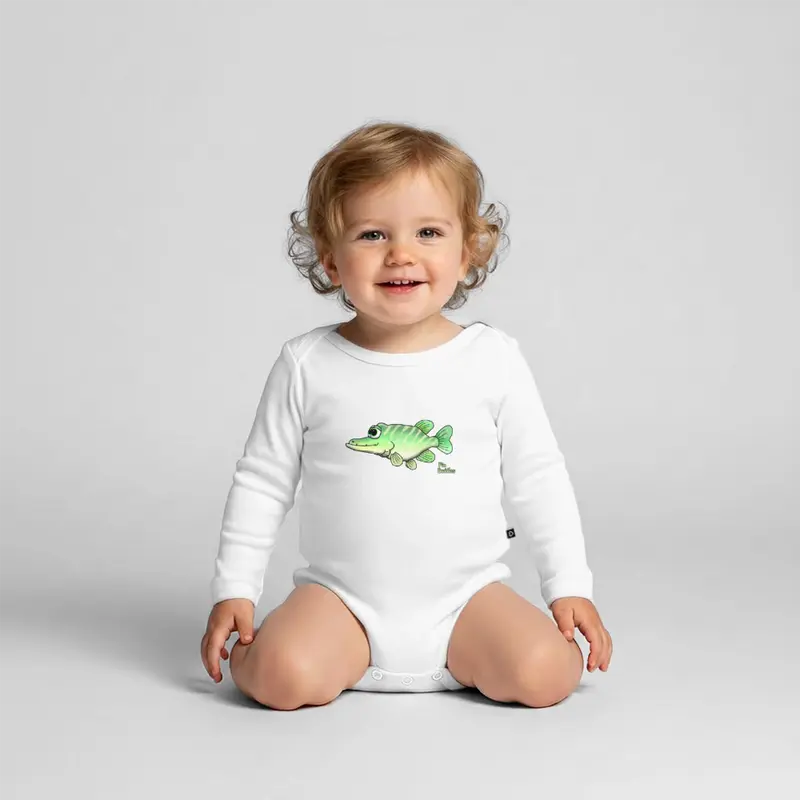 Baby Hecht - Bio-Langarm-Body