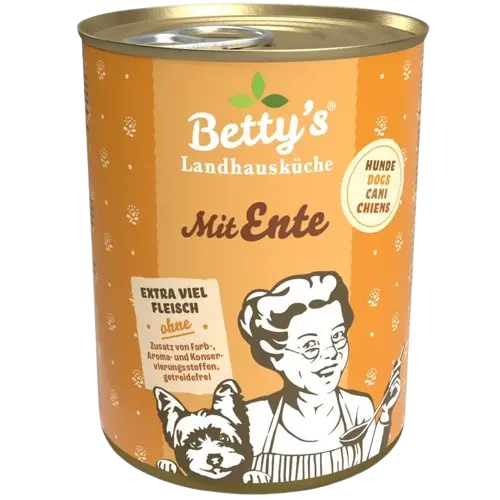 Bettys Landhausküche Hund Dose Ente 400 g