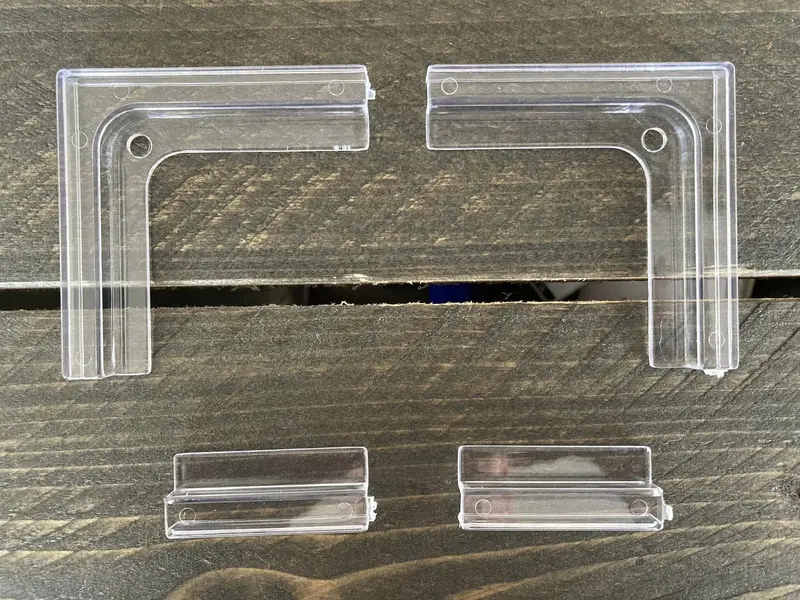 BLAU Glasplattenclips