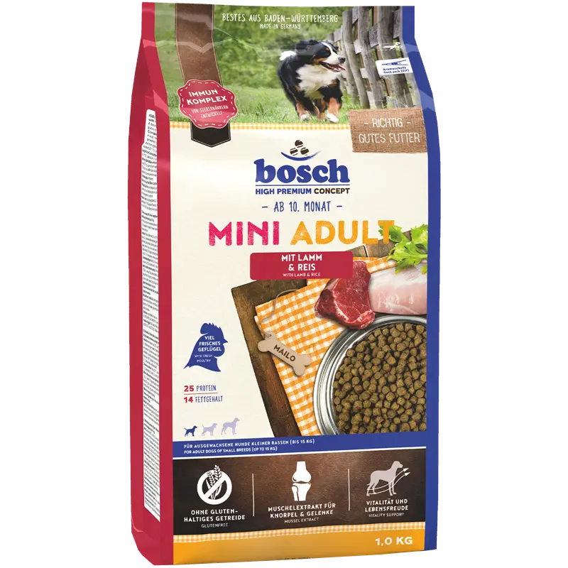 bosch HPC Mini Adult mit Lamm & Reis