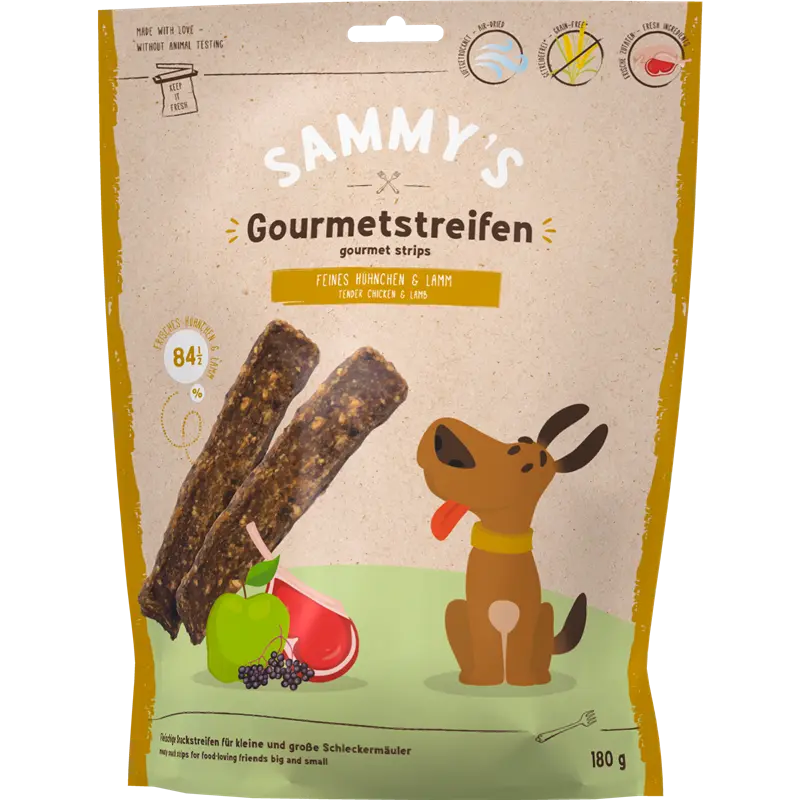 bosch Sammy's Gourmetstreifen Hühnchen & Lamm 180 g