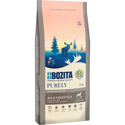 Bozita Dog Purely Puppy & Junior Large mit Elch