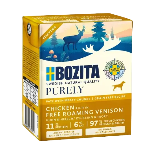 Bozita Purely Paté mit Hirsch 370 g Tetra