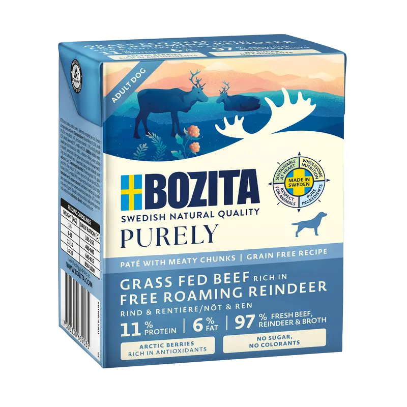 Bozita Purely Paté mit Rentier 370 g Tetra