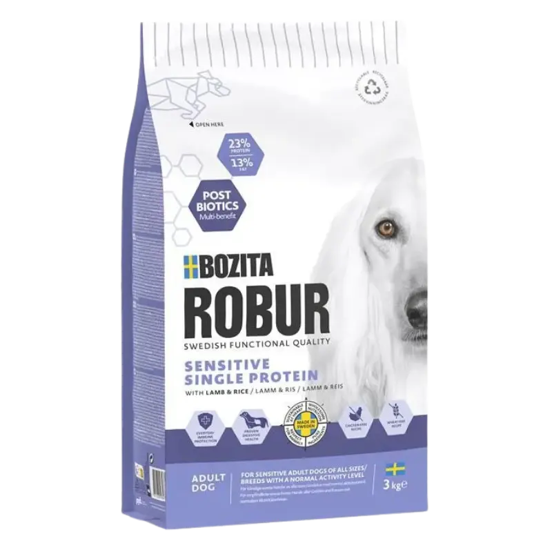 Bozita Robur Adult Sensitive Single Protein Lamm
