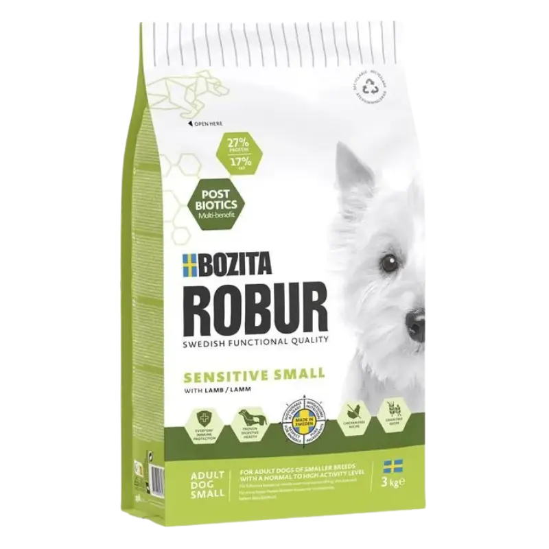 Bozita Robur Adult Small Breed Sensitive Lamm
