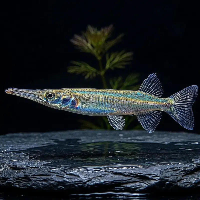Brembachs Halbschnabelhecht – Nomorhamphus brembachi
