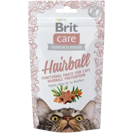 Brit Care Cat Snack Hairball 50 g