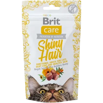 Brit Care Cat Snack Shiny Hair 50 g