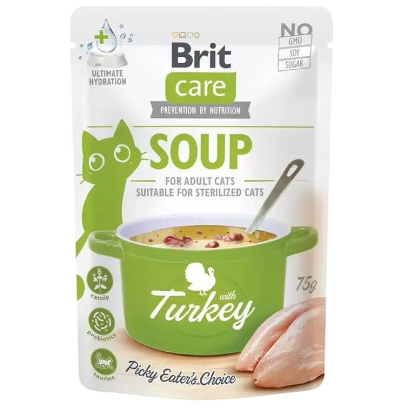 Brit Care Cat Soup with Turkey 75 g