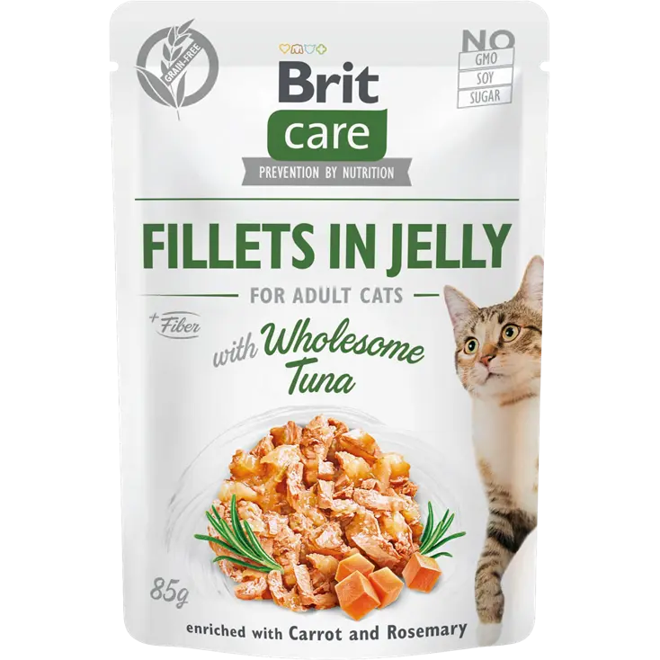 Brit Care Fillets in Jelly Tuna 85 g