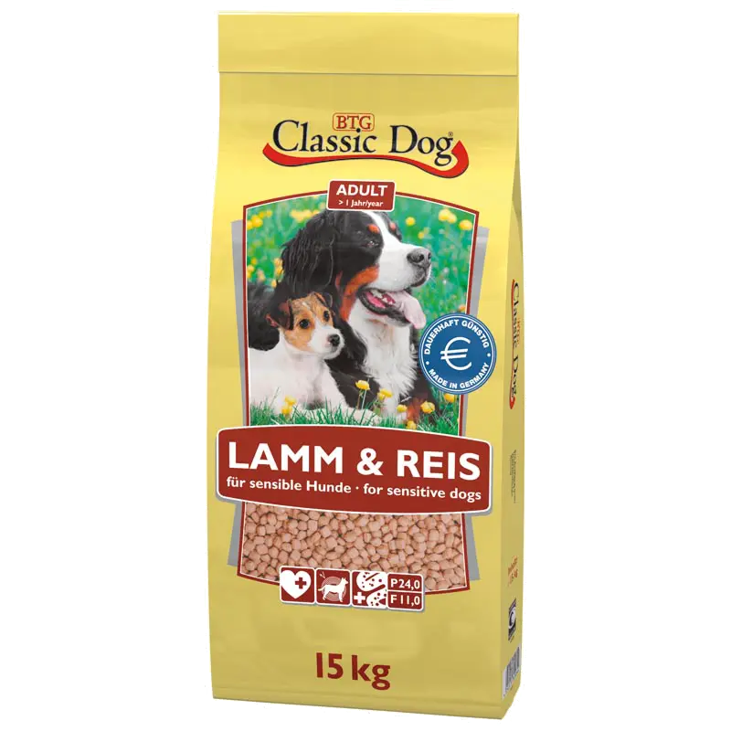 BTG Classic Dog Lamm & Reis
