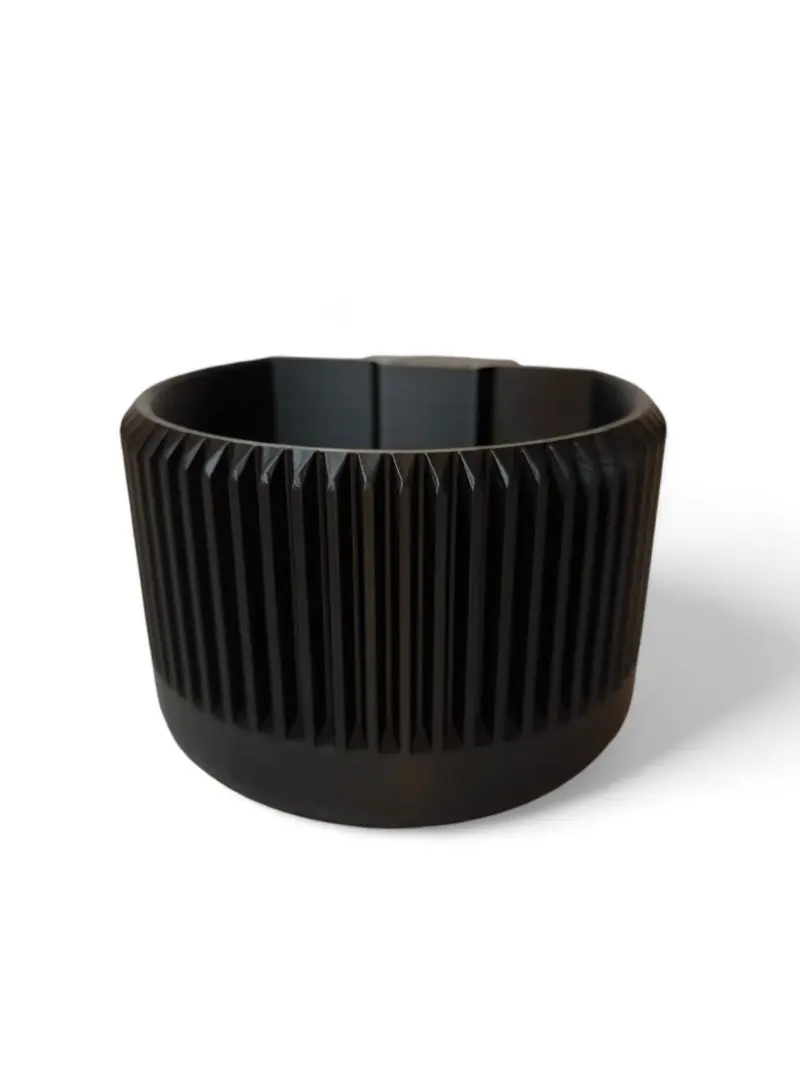 CapillaPonic "Ribbed Capillary Vase" höhenverstellbares Aquaponic Pflanzgefäß
