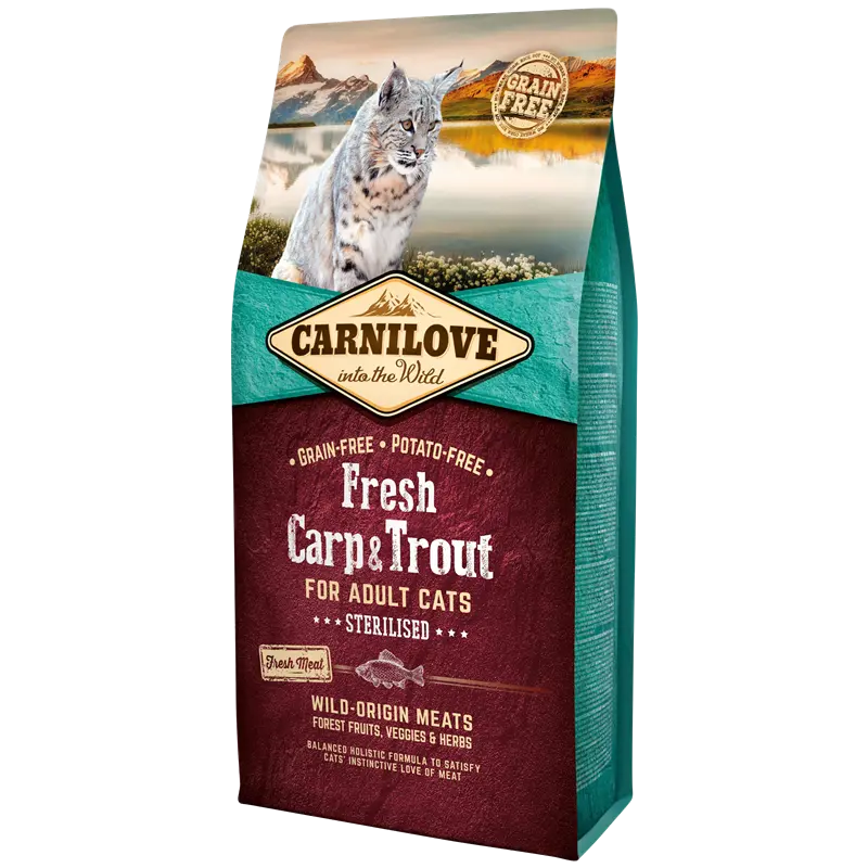 Carnilove Cat Adult Fresh Carp & Trout