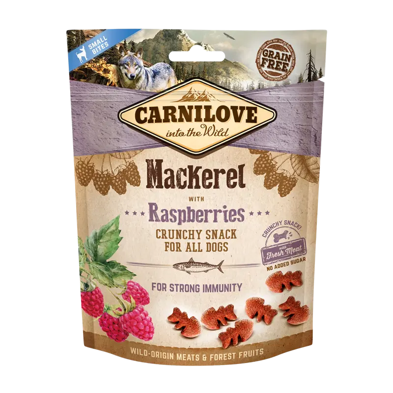 Carnilove Snack Crunchy Mackerel/Raspberry 200 g