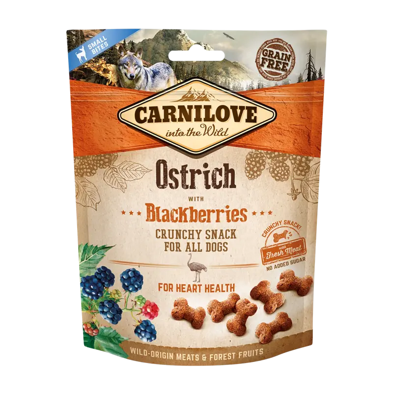 Carnilove Snack Crunchy Ostrich/Blackberry 200 g