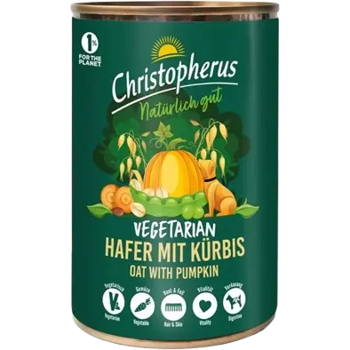 Christopherus Dose Vegetarian Hafer mit Kürbis 400 g