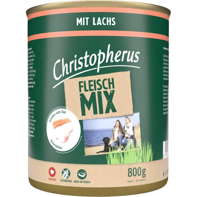 Christopherus Fleischmix Lachs 800 g
