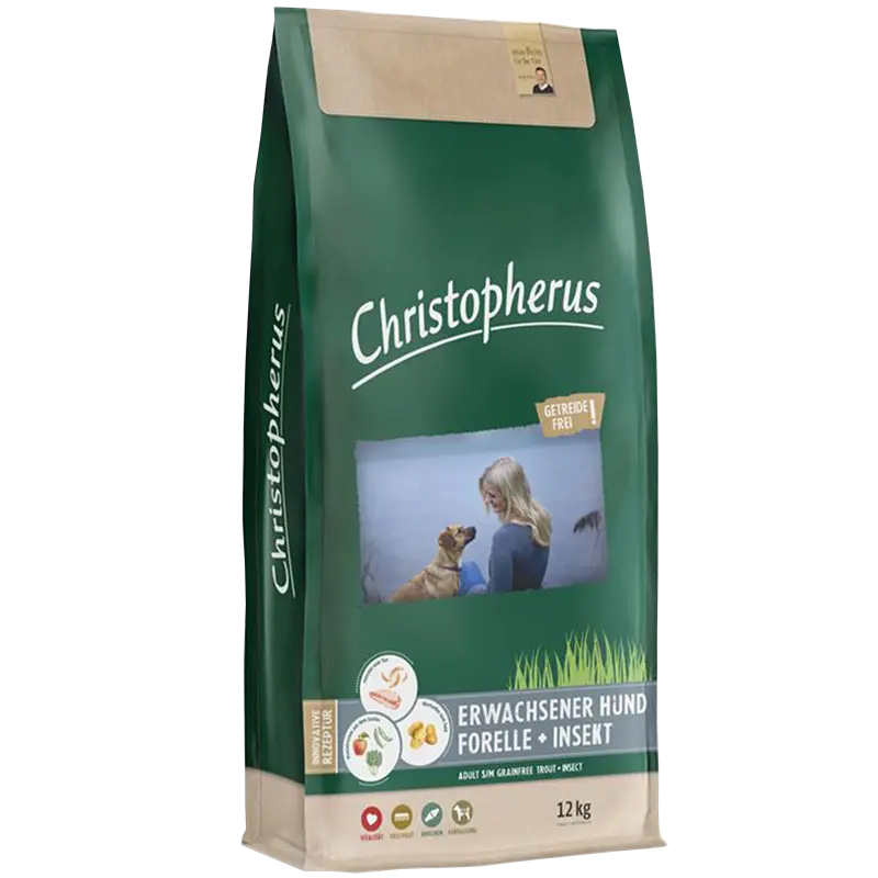 Christopherus Getreidefrei Forelle & Insekt