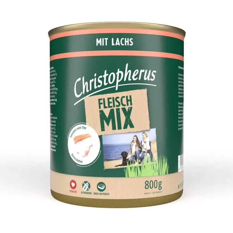 Christopherus Hundefutter Dose Fleischmix