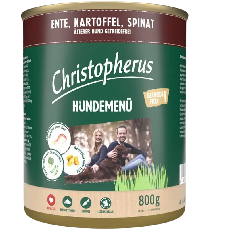 Christopherus Menü Senior Ente & Kartoffel 800 g