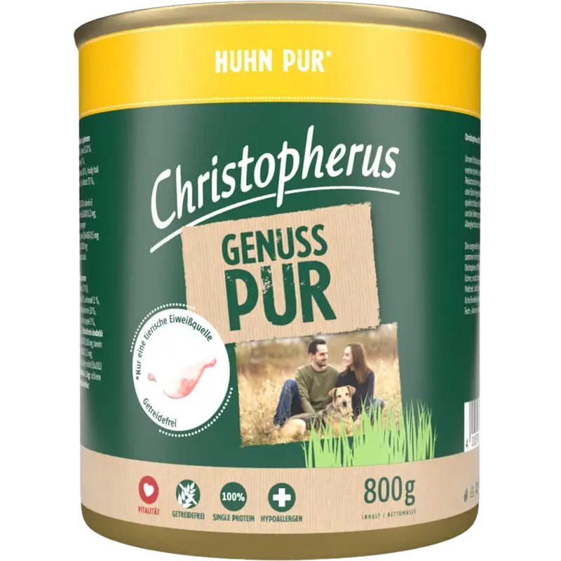Christopherus Pur Huhn 800 g