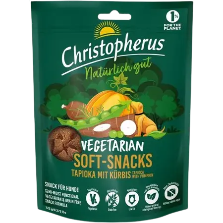 Christopherus Snack Vegetarian Soft Tapioka & Kürbis 125 g