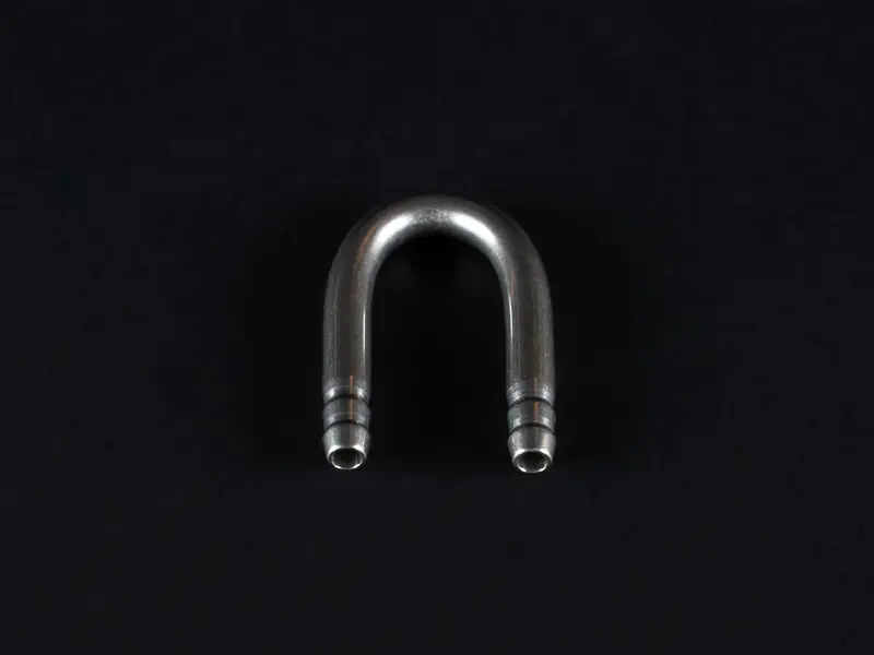 CO2 Edelstahl U-Stück 4/6mm
