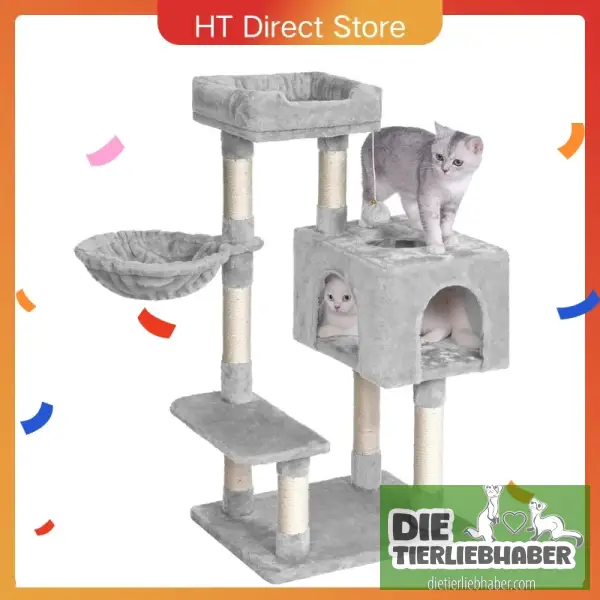 Dogat Kratzbaum 100 cm mit 7 Säulen – Katzenhaus