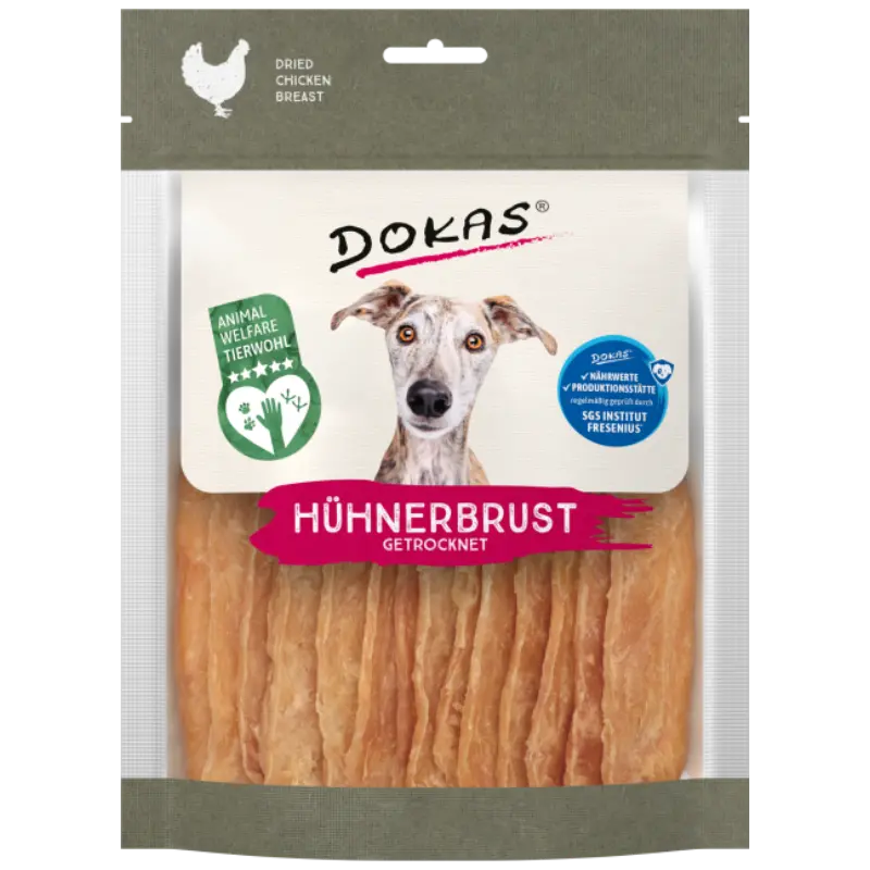 Dokas Dog Hühnerbrust Tierwohl getrocknet 170 g
