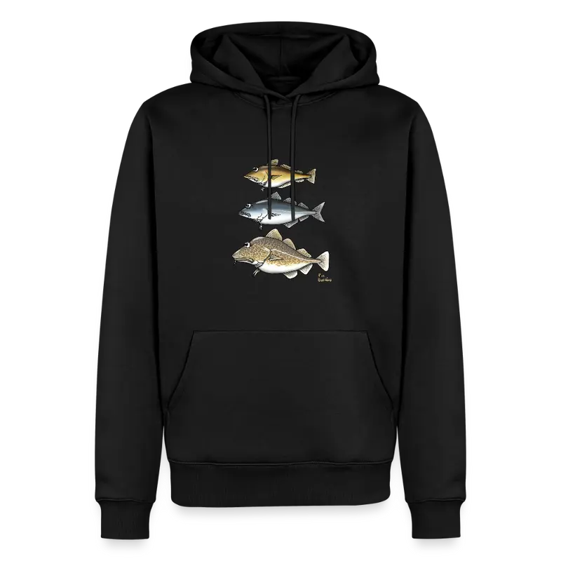 Dorsch Seelachs Pollack Triple - Männer Hoodie